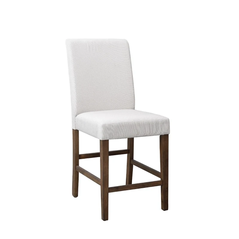 Bolin Light Beige Upholstered Counter Stool