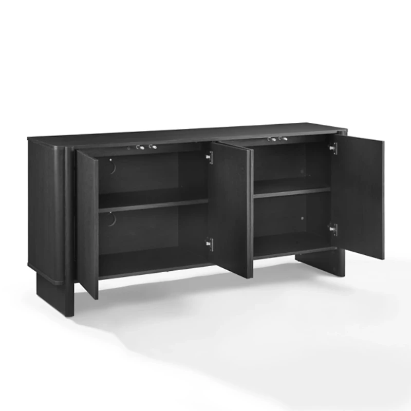 Black Wesley Media Console