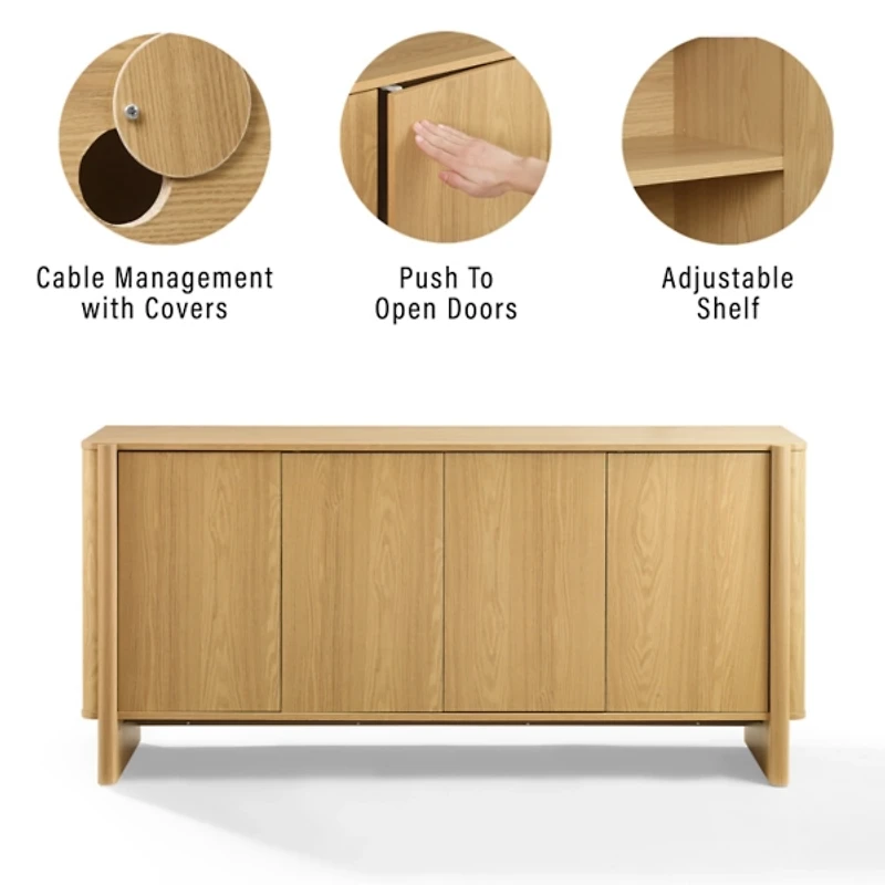 White Oak Wesley Media Console