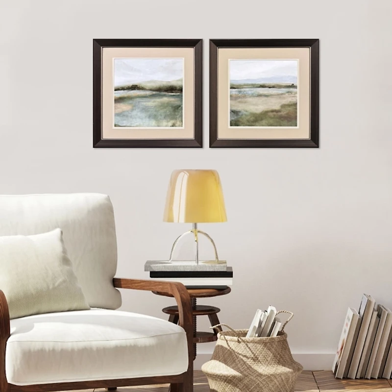 Tranquil Valley Views Framed Art Prints, Set of 2