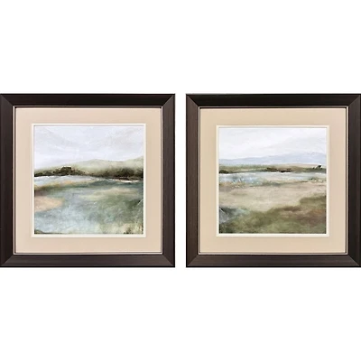 Tranquil Valley Views Framed Art Prints, Set of 2