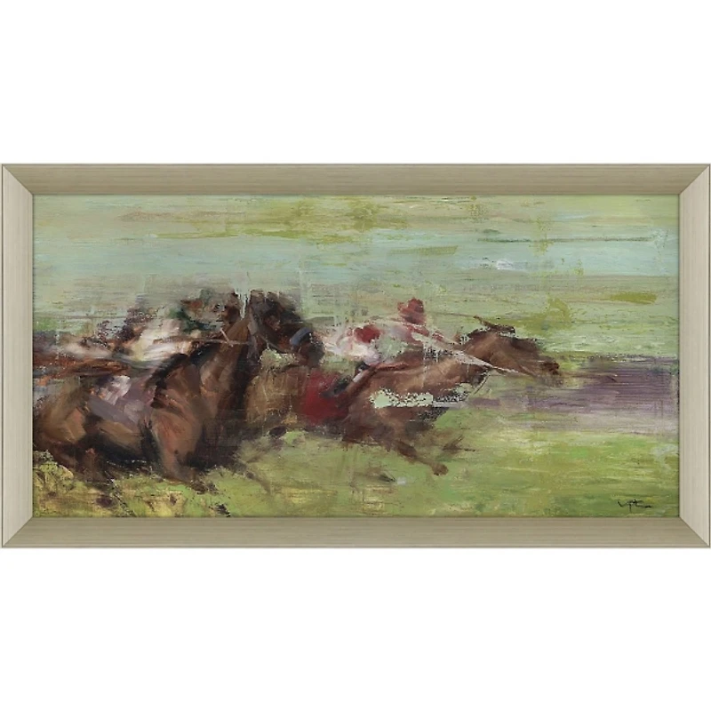 Racing Horses Framed Art Print