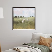 Sheep Pasture Framed Art Print