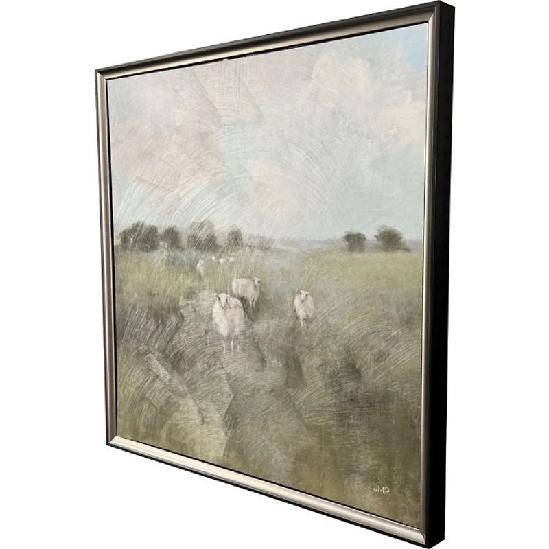Sheep Pasture Framed Art Print