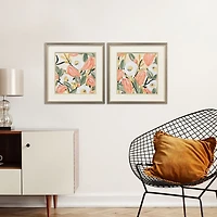 Gleeful Garden Framed Art Prints, Set of 2