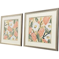 Gleeful Garden Framed Art Prints, Set of 2