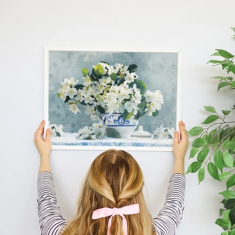 Overflowing Bouquet Framed Art Print