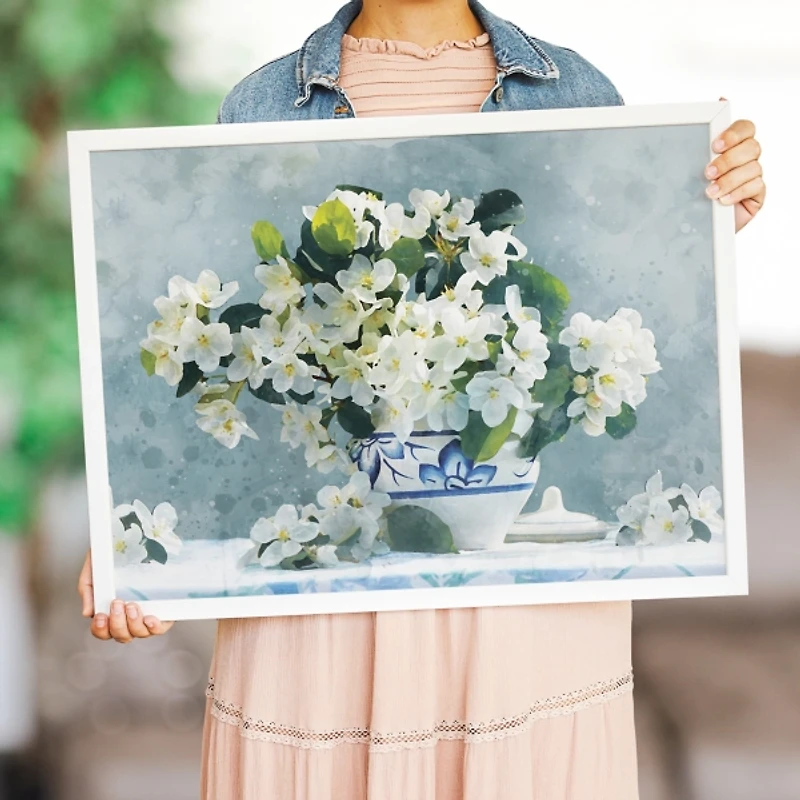 Overflowing Bouquet Framed Art Print