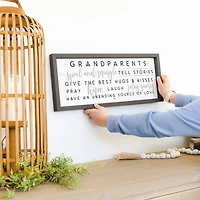 Grandparents Sentiment Wall Plaque