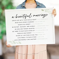 A Beautiful Marriage Wall Plaque