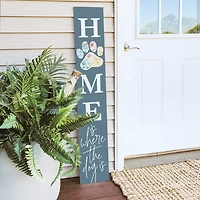 Home Is Where the Dog Is Porch Board