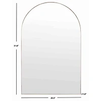 Gold Iron Henry Arch Wall Mirror