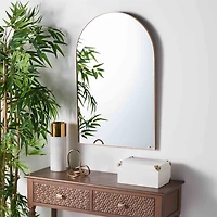 Gold Iron Henry Arch Wall Mirror