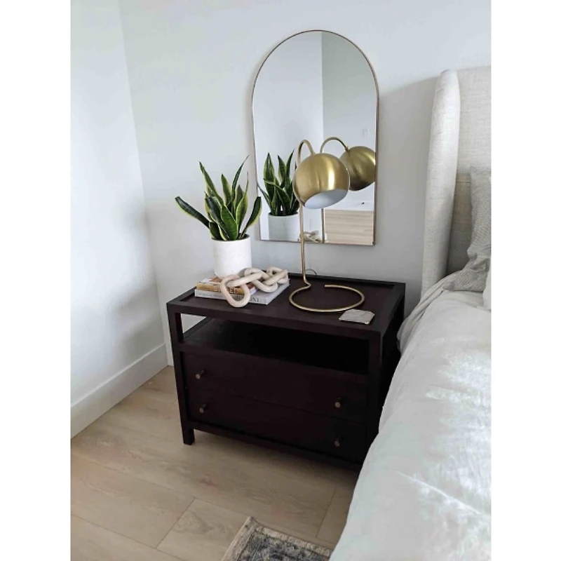 Gold Iron Henry Arch Wall Mirror