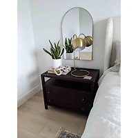 Gold Iron Henry Arch Wall Mirror