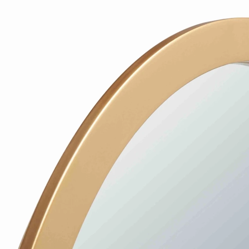 Round Gold Sissel Contemporary Wall Mirror