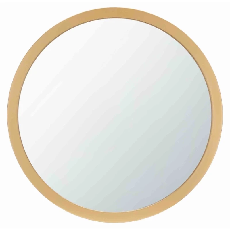 Round Gold Sissel Contemporary Wall Mirror