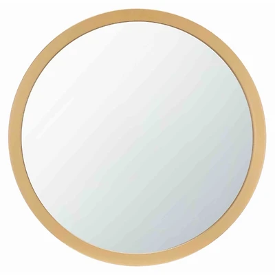 Round Gold Sissel Contemporary Wall Mirror