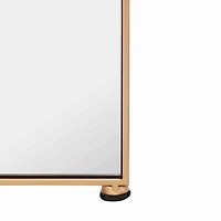 Gold Iron Alya Modern Floor Mirror