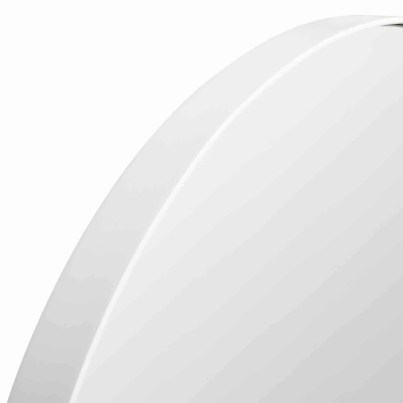 White Arch Shelf Contemporary Wall Mirror