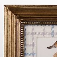 Plaid Mat Duck Framed Art Print