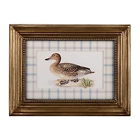 Plaid Mat Duck Framed Art Print