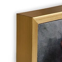 Cranberry Blooms Framed Canvas Art Print