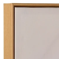 Golden Oak Tree Framed Canvas Art Print