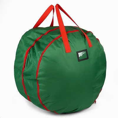 Green Christmas Wreath Storage Bag
