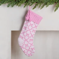 Bows Knit Stocking