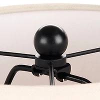 Black Beaded Adler Floor Lamp