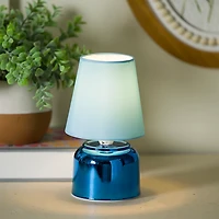 Blue Metallic Mini Lamp