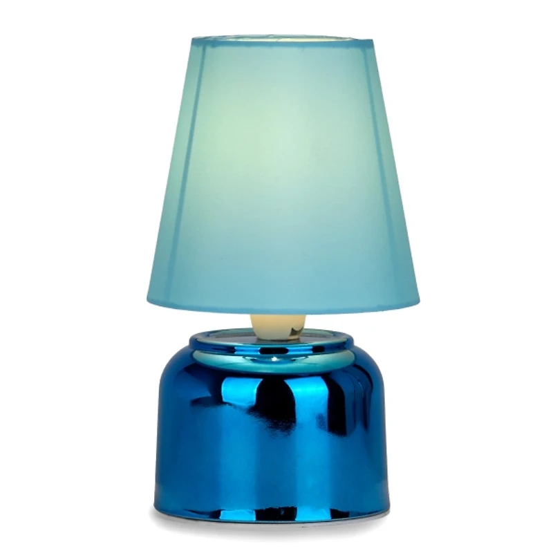 Blue Metallic Mini Lamp