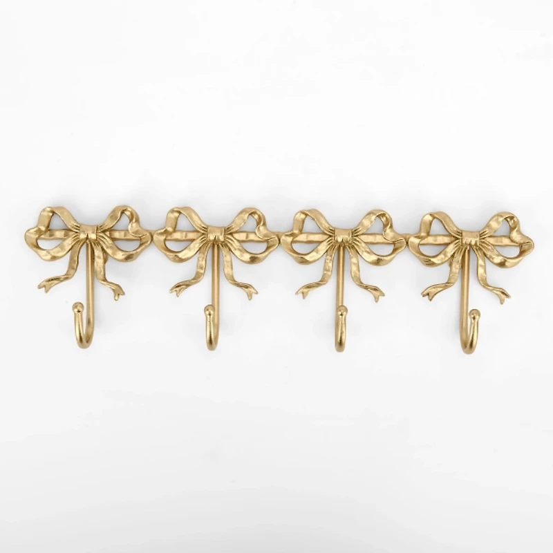 Gold Bows Wall Hooks