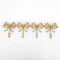 Gold Bows Wall Hooks