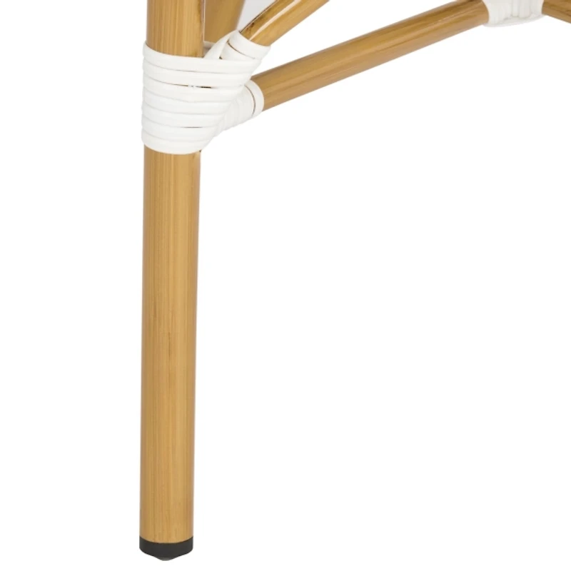 Cream Textilene Outdoor Chairs, Set of 2