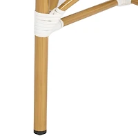 Cream Textilene Outdoor Chairs, Set of 2