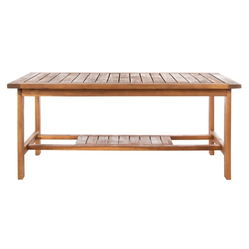 Acacia Wood & Navy 4-pc. Outdoor Furniture Set