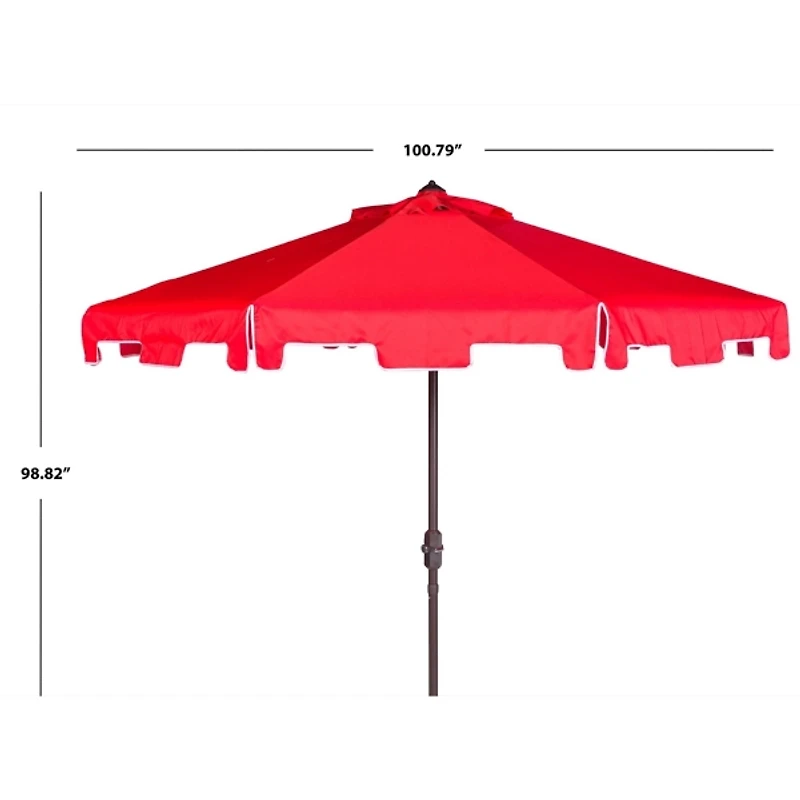 Red Iona Modern Outdoor Umbrella