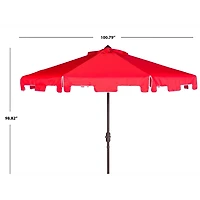 Red Iona Modern Outdoor Umbrella