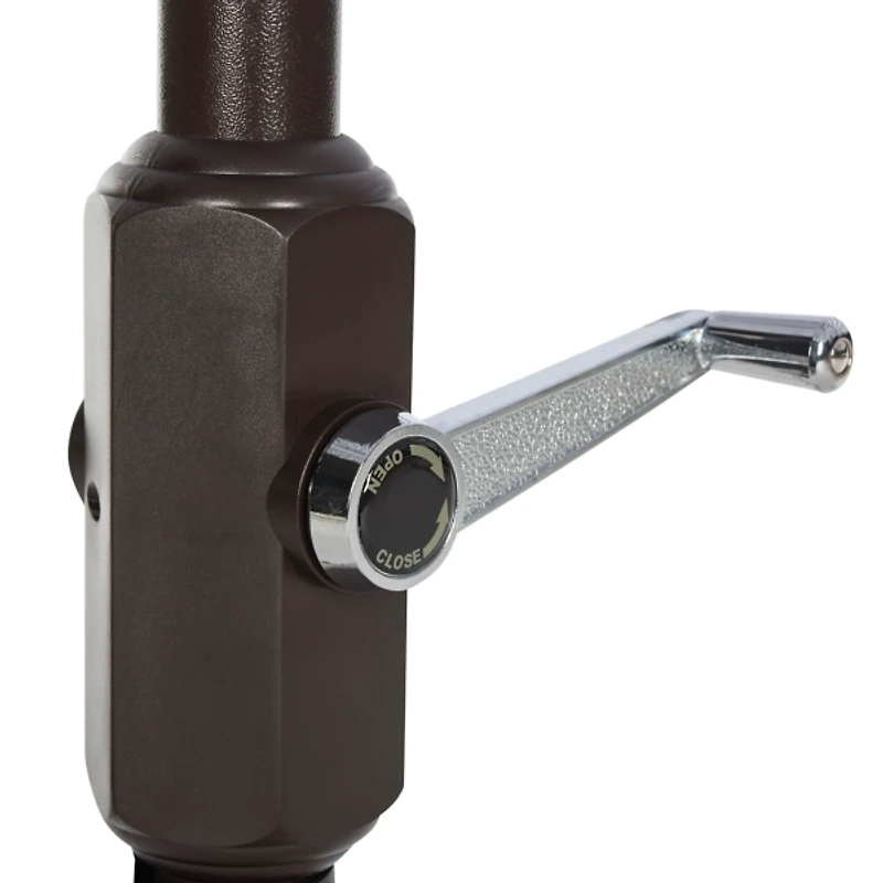 Ivory & Navy Traditional Outdoor Umbrella