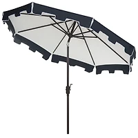 Ivory & Navy Traditional Outdoor Umbrella