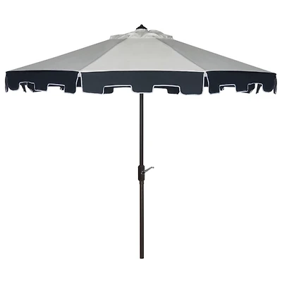 Ivory & Navy Traditional Outdoor Umbrella