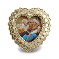 Gold Ornate Heart Picture Frame