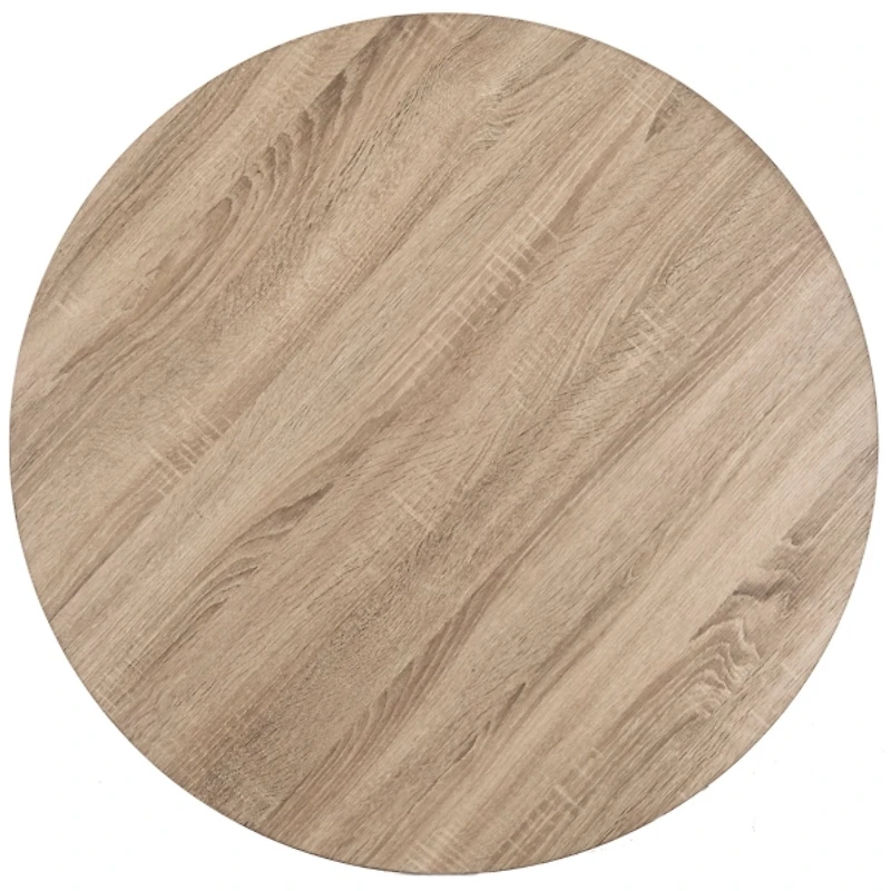 Round Natural Industrial Coffee Table