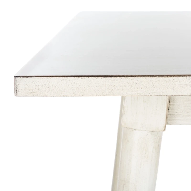 White Wood Tia Scandinavian Dining Table