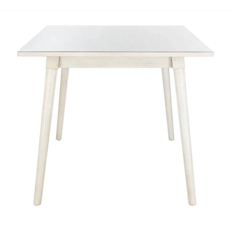 White Wood Tia Scandinavian Dining Table