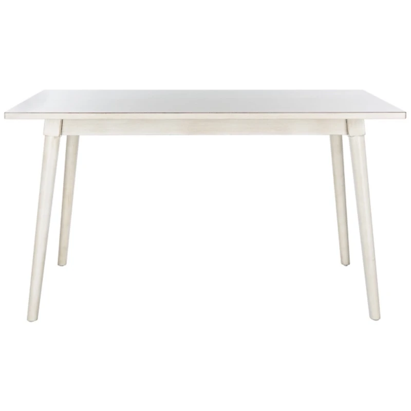 White Wood Tia Scandinavian Dining Table