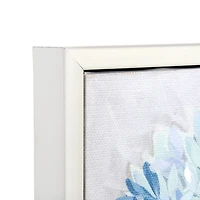 Blue Hydrangea Framed Canvas Art Print