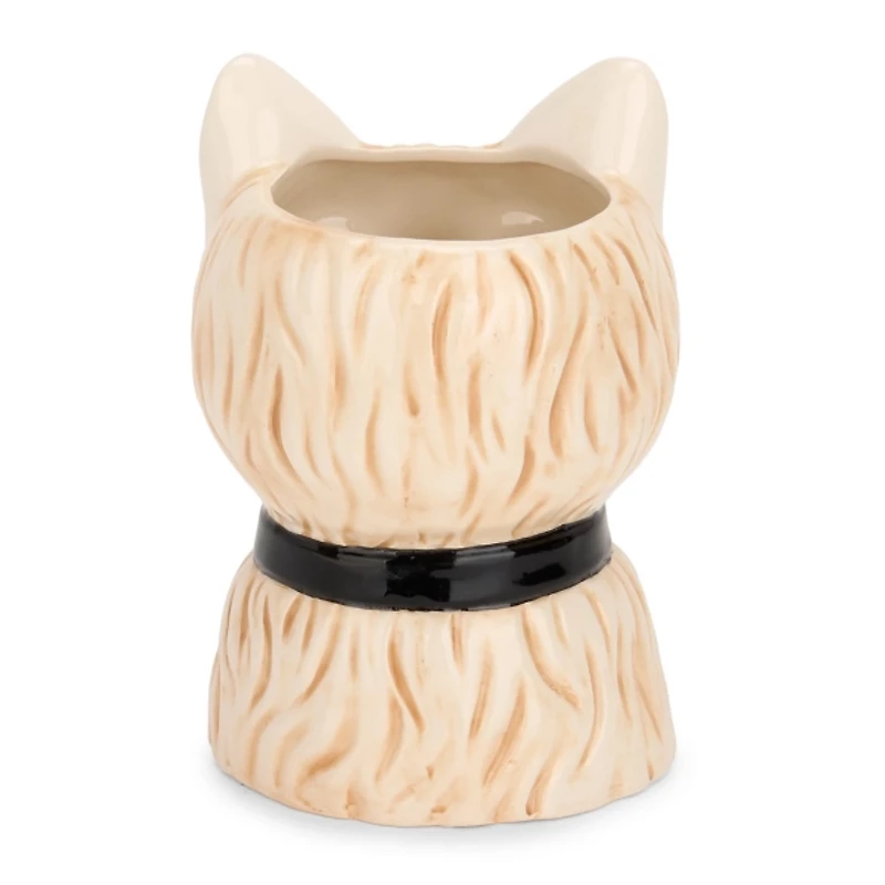 Cat Ceramic Vase, 6 in.